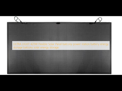 ULTRA LIGHT 420W Esnek Güneş Paneli balkon elektrik santrali batarya enerji depolama balkon güneş enerjisi depolama