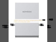 2400WH Balkon Güneş Enerjisi Depolama Balkon Elektrik Santrali Maliyet Tasarrufu Güneş Sistemi