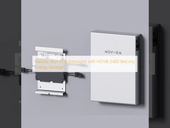 NOVB-2400 Balkon Enerji Depolaması ile CO2 Emisyonlarınızı Azaltın