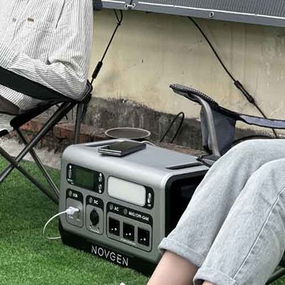 2048WH 2200W balkon güneş enerjisi depolama balkon taşınabilir enerji santrali