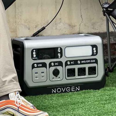 2048WH 2200W Taşınabilir Balkon Elektrik Santrali Güneş Enerjisi Depolama Santrali